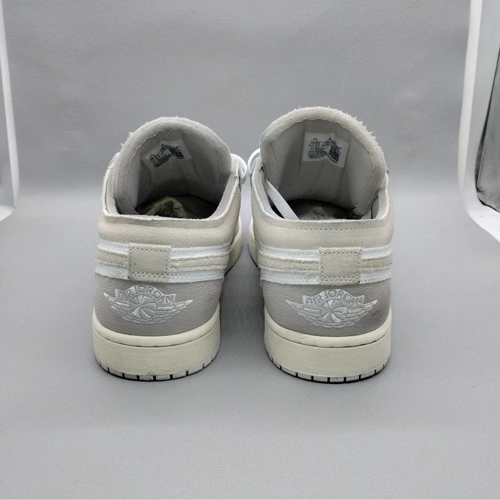 Jordan 1 Low SE Craft‎ Inside Out Tech Grey Mens 11.5 Athleisure Casual Shoes